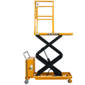 Folding steel trolley table customized hydraulic lift table hand lift platform hand scissor lift platform